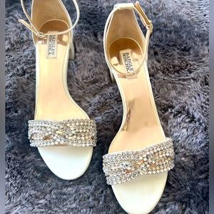Badgley Mischka formal sandals. Elegant style.